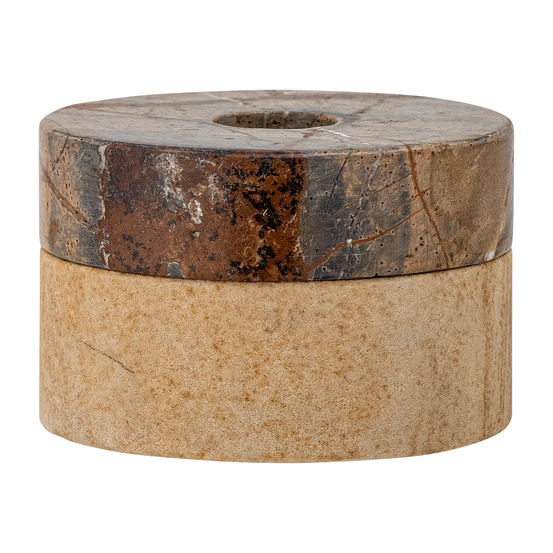 Dalin ljusstake-värmeljusstake Ø9 cm, Sandsten Bloomingville