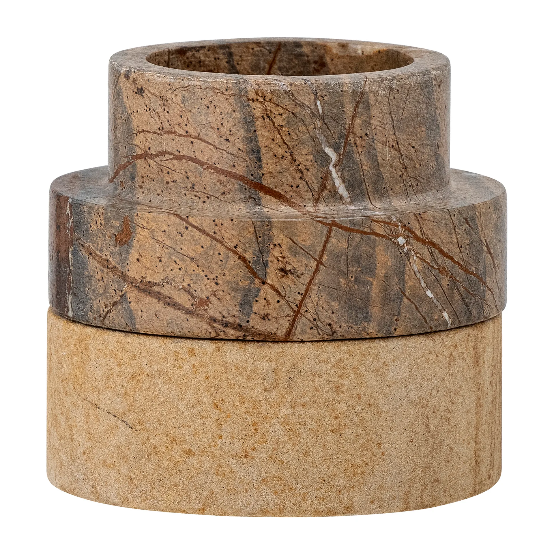 Dalin ljusstake-värmeljusstake Ø9 cm, Sandsten Bloomingville