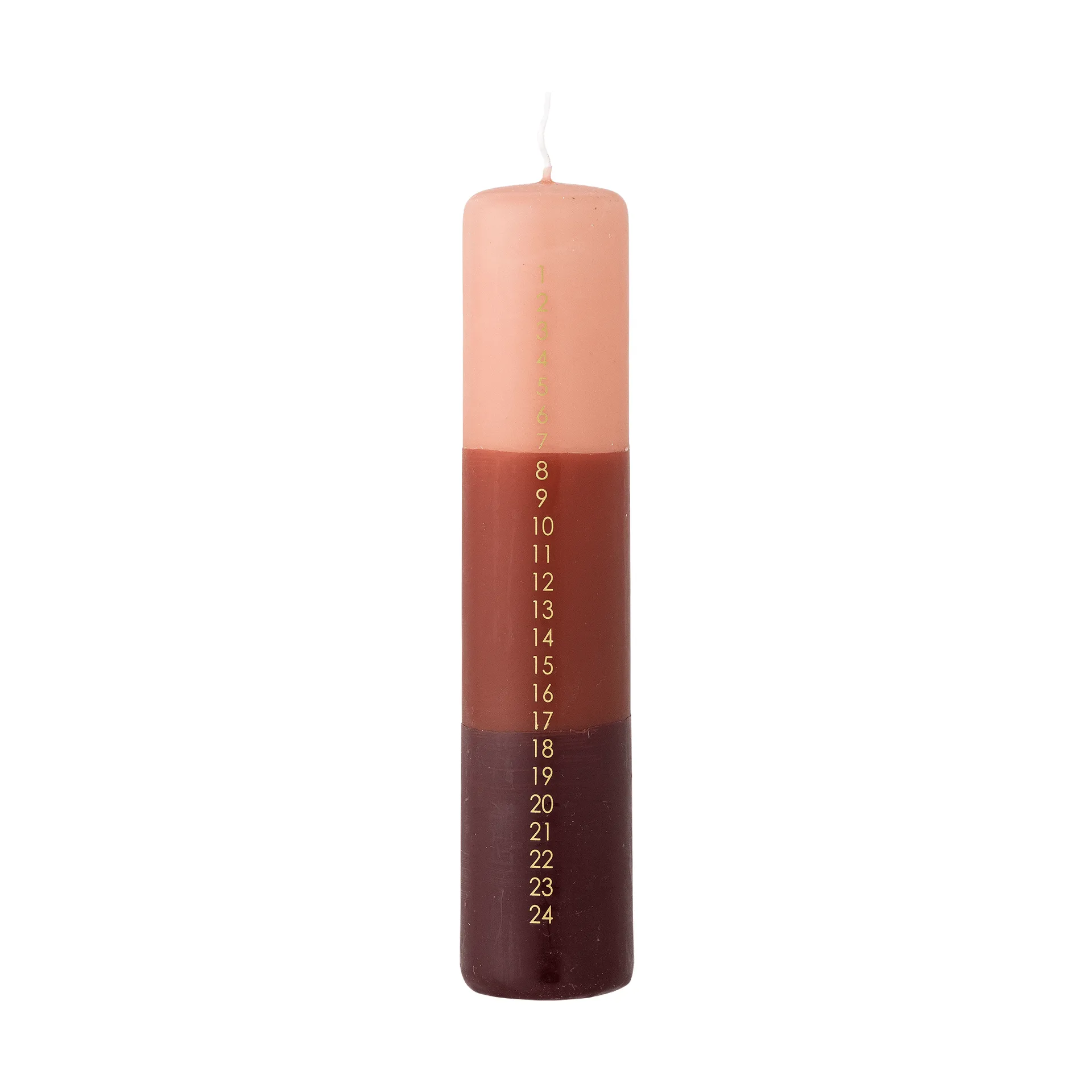 Dip Dye adventssljus, Multi, 25 cm Bloomingville