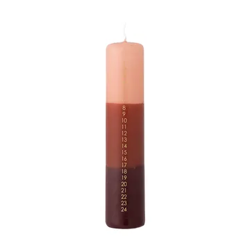 Dip Dye adventssljus - Multi, 25 cm - Bloomingville