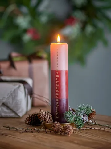 Dip Dye adventssljus - Multi, 25 cm - Bloomingville