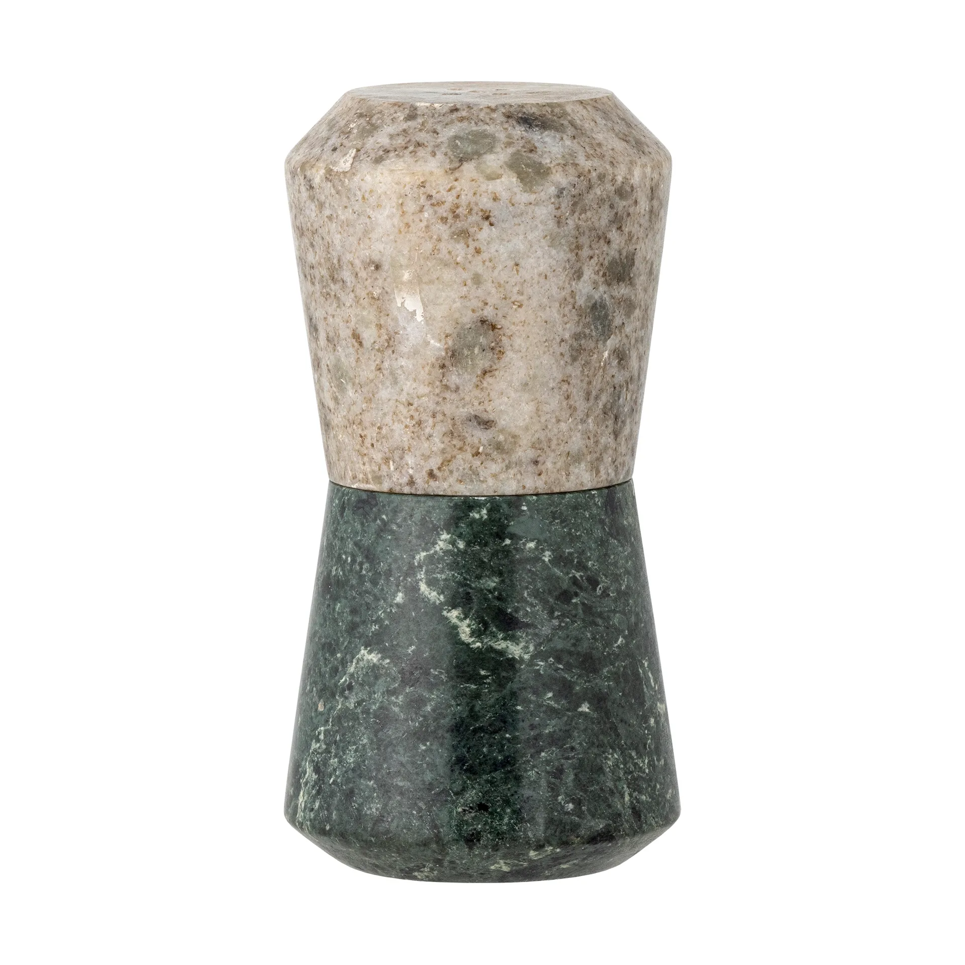 Duo salt och pepparkvarn 12 cm, Marmor Bloomingville