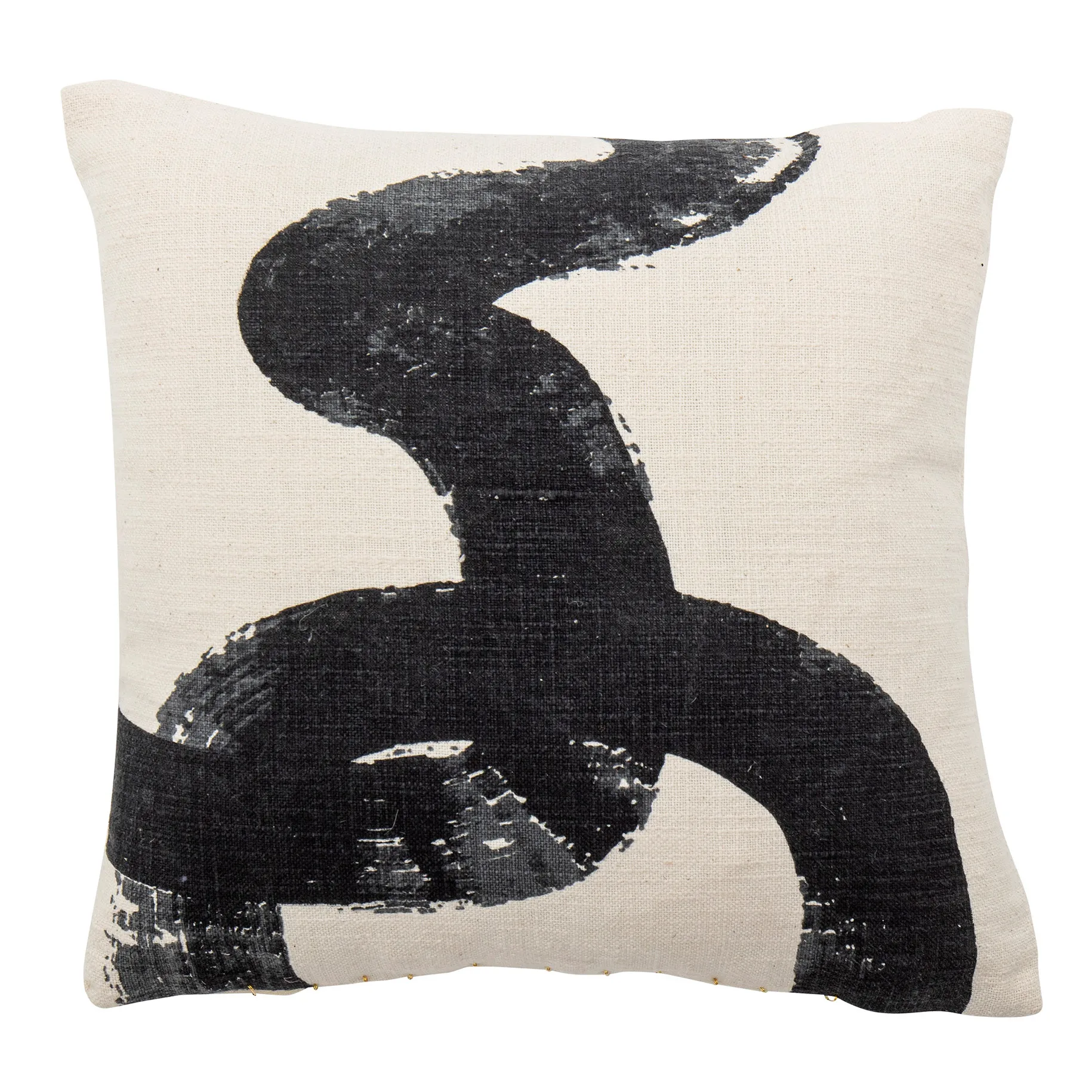 Ebell kudde 40x40 cm, Vit-svart Bloomingville