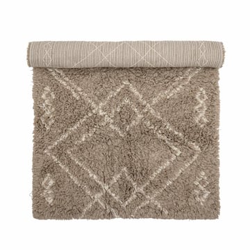 Produktfoto för Bloomingville - Edea Rug Brown/Cotton