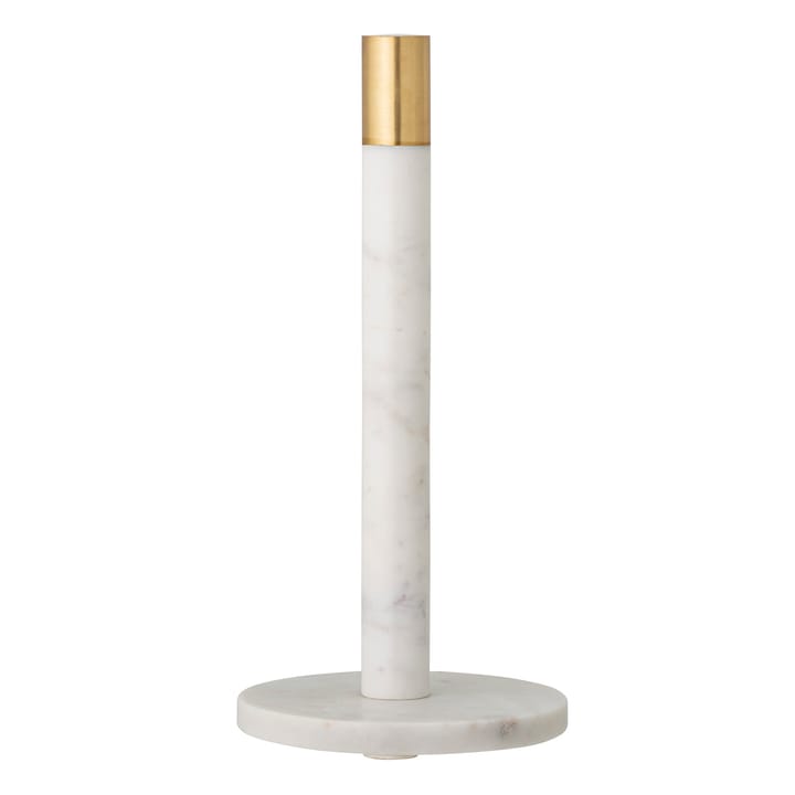 Emira hushållspappershållare marmor 32 cm, Vit Bloomingville