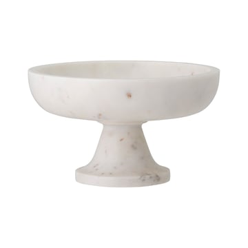 Produktfoto för Bloomingville - Eris Pedestal Bowl White Marble Bloomingville