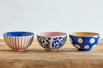 Eviaya skål - Multi, 3 delar - Bloomingville