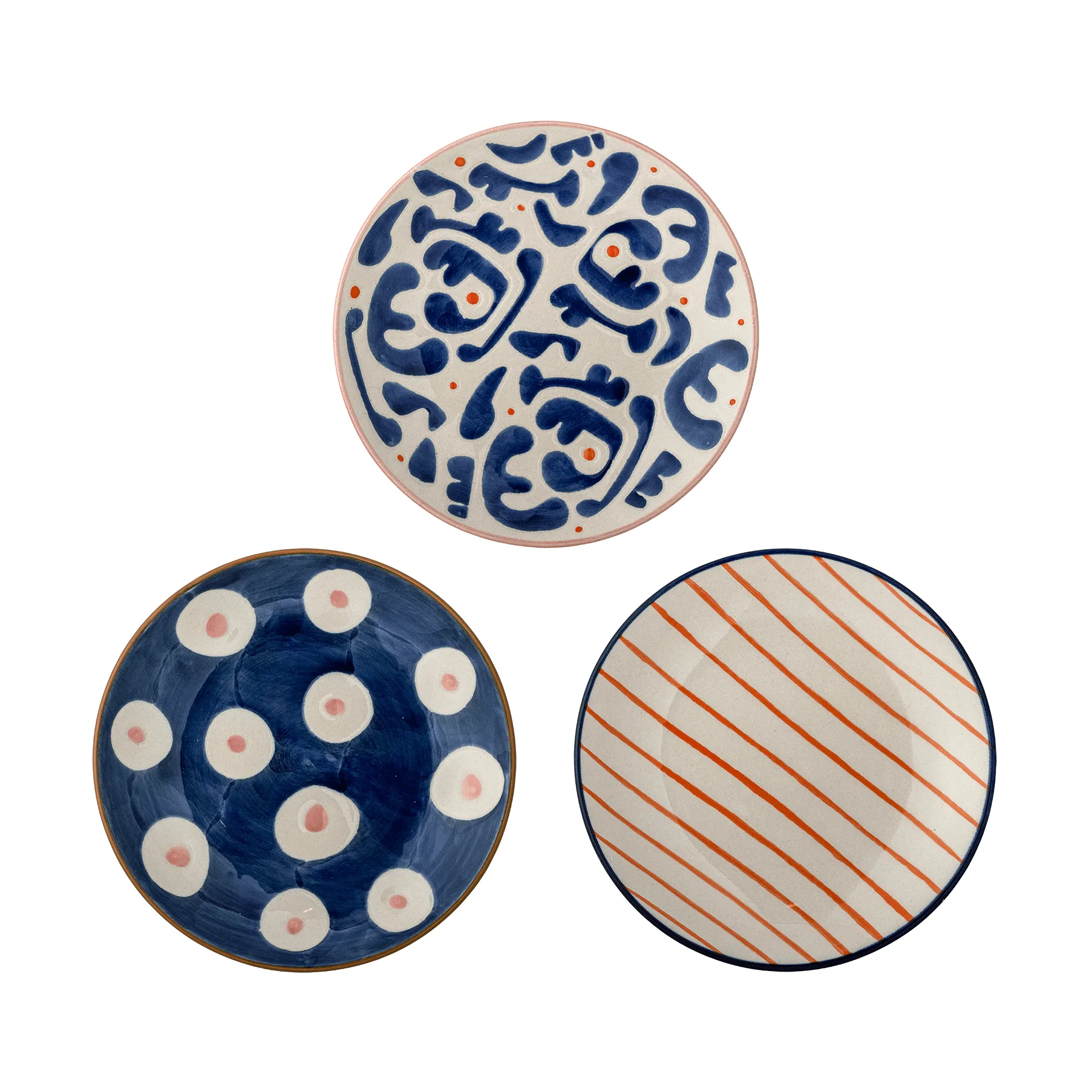 Eviaya tallrik, Multi, 3 delar Bloomingville
