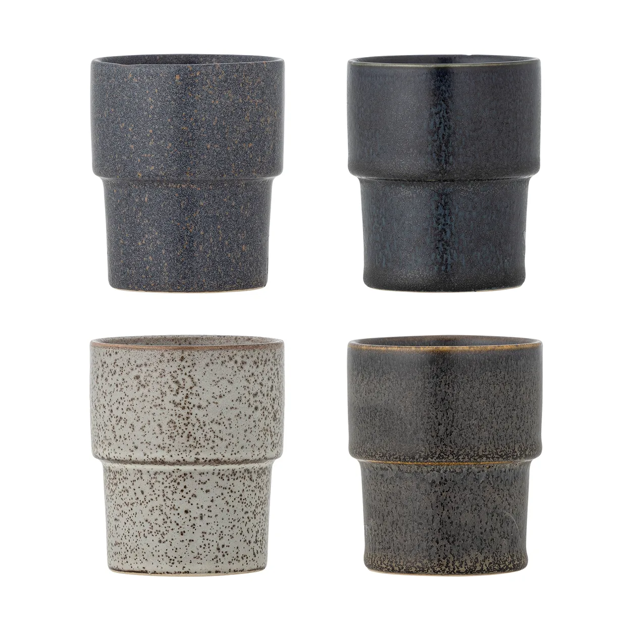 bloomingville ewan kopp 4-pack brun