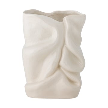 Läs mer om Bloomingville Fabrice vas 21,5 cm Vit