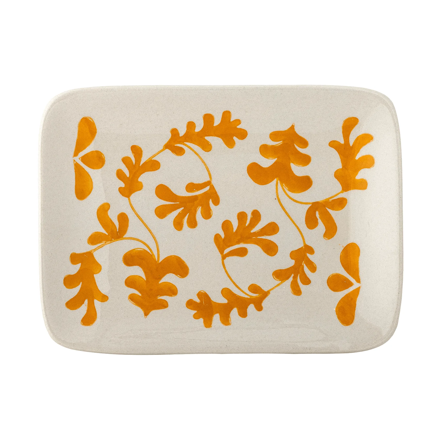 Fauni assiett, Gul, 15x11,5 cm Bloomingville