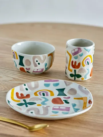 Filur servisset - Multi, 3 delar - Bloomingville