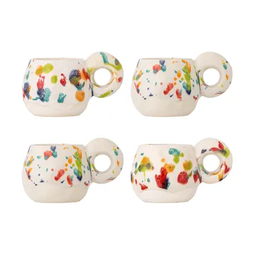 Freckles kopp 4-pack - Röd - Bloomingville