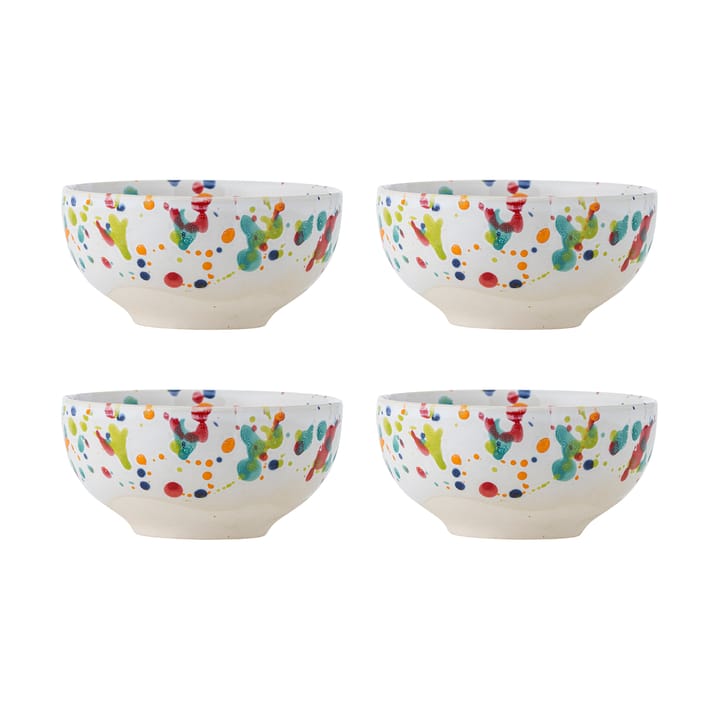 Freckles skål 4-pack Ø11,5 cm - Röd - Bloomingville