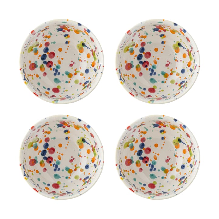 Freckles skål 4-pack Ø11,5 cm, Röd Bloomingville