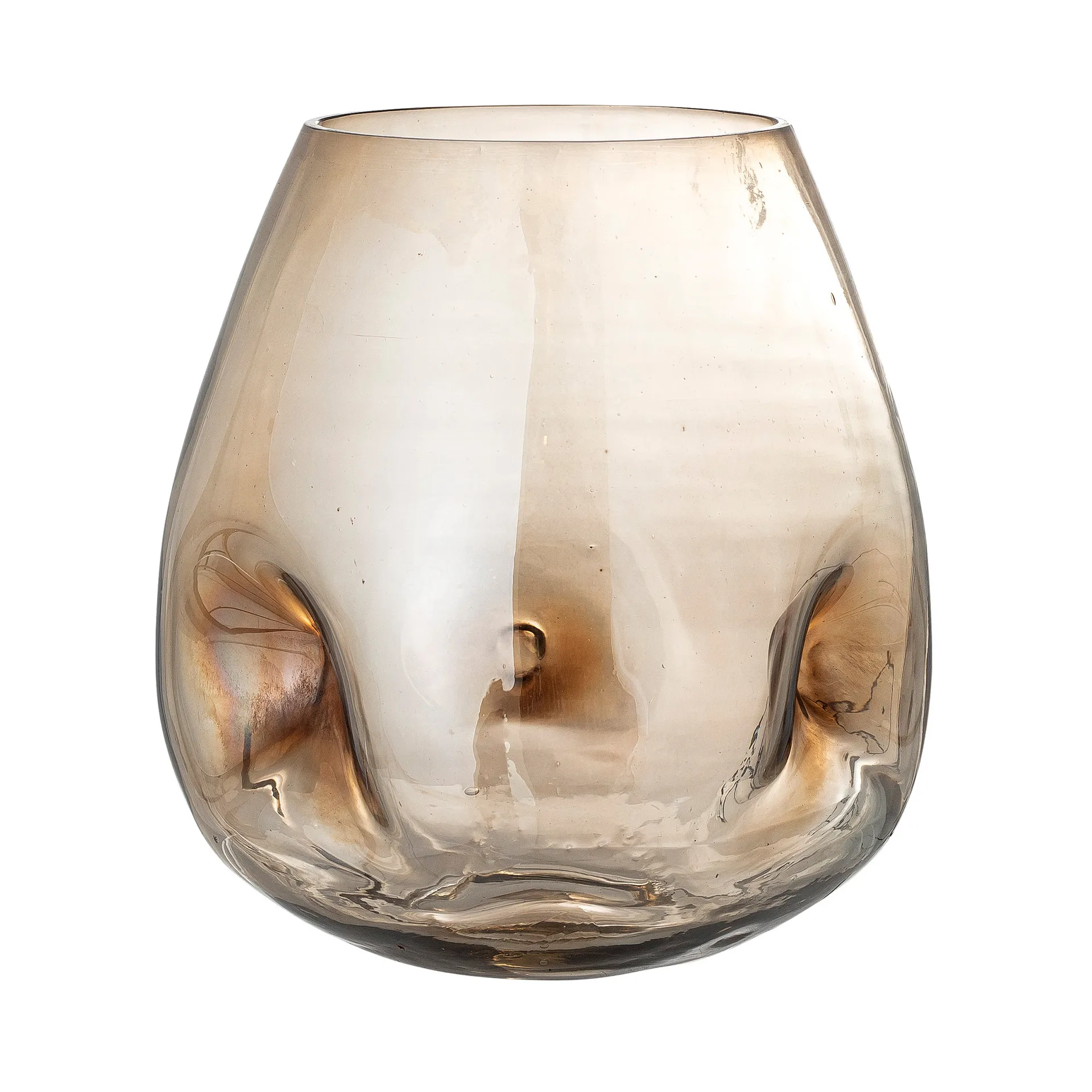 Ifza glasvas 20 cm, Brun Bloomingville