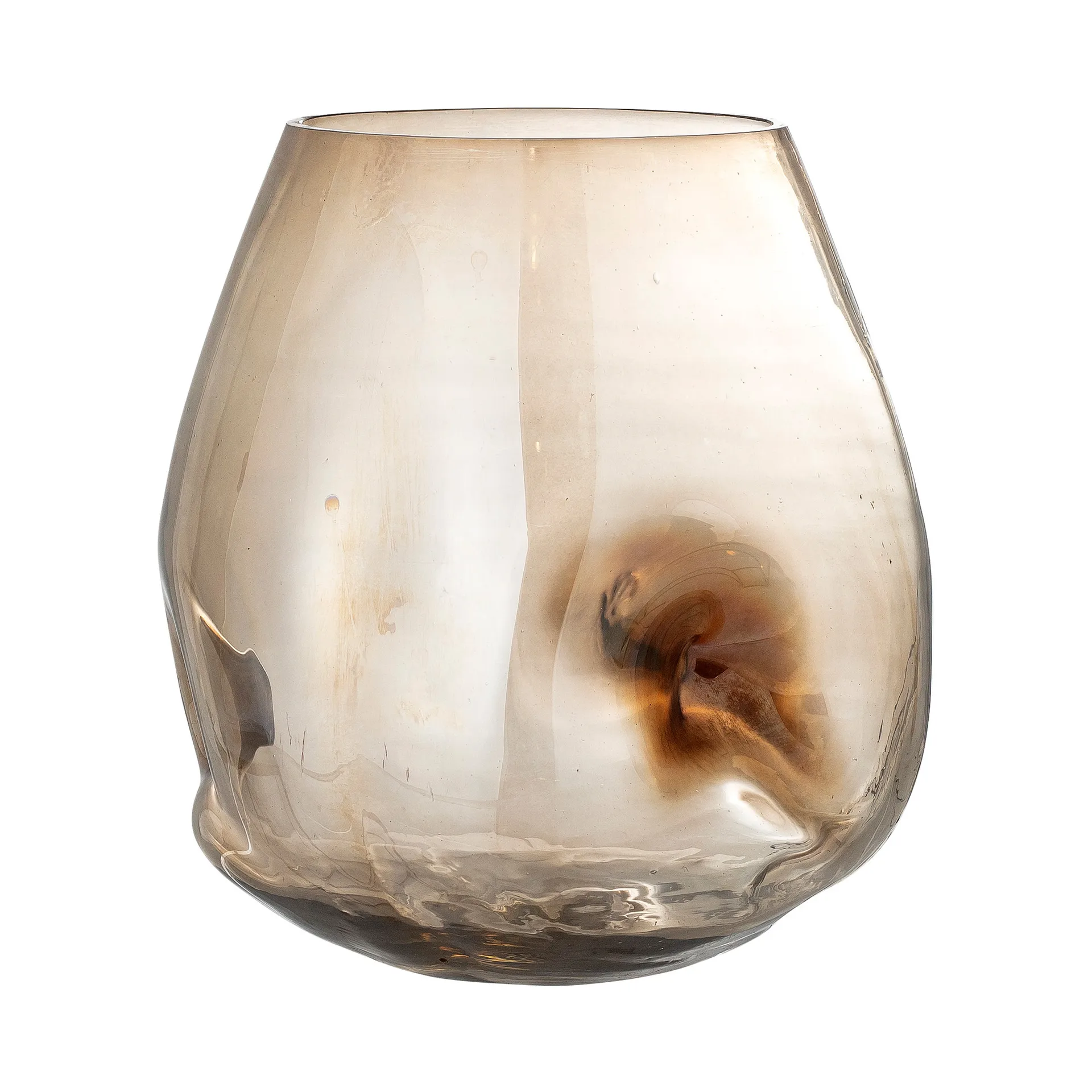 Ifza glasvas 20 cm, Brun Bloomingville