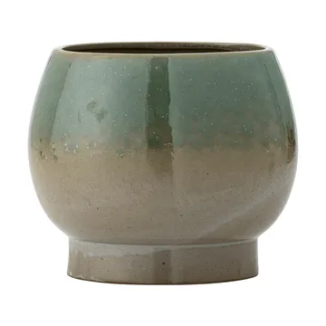 Imke kruka med fat - Green, 18,5x17,5 cm - Bloomingville