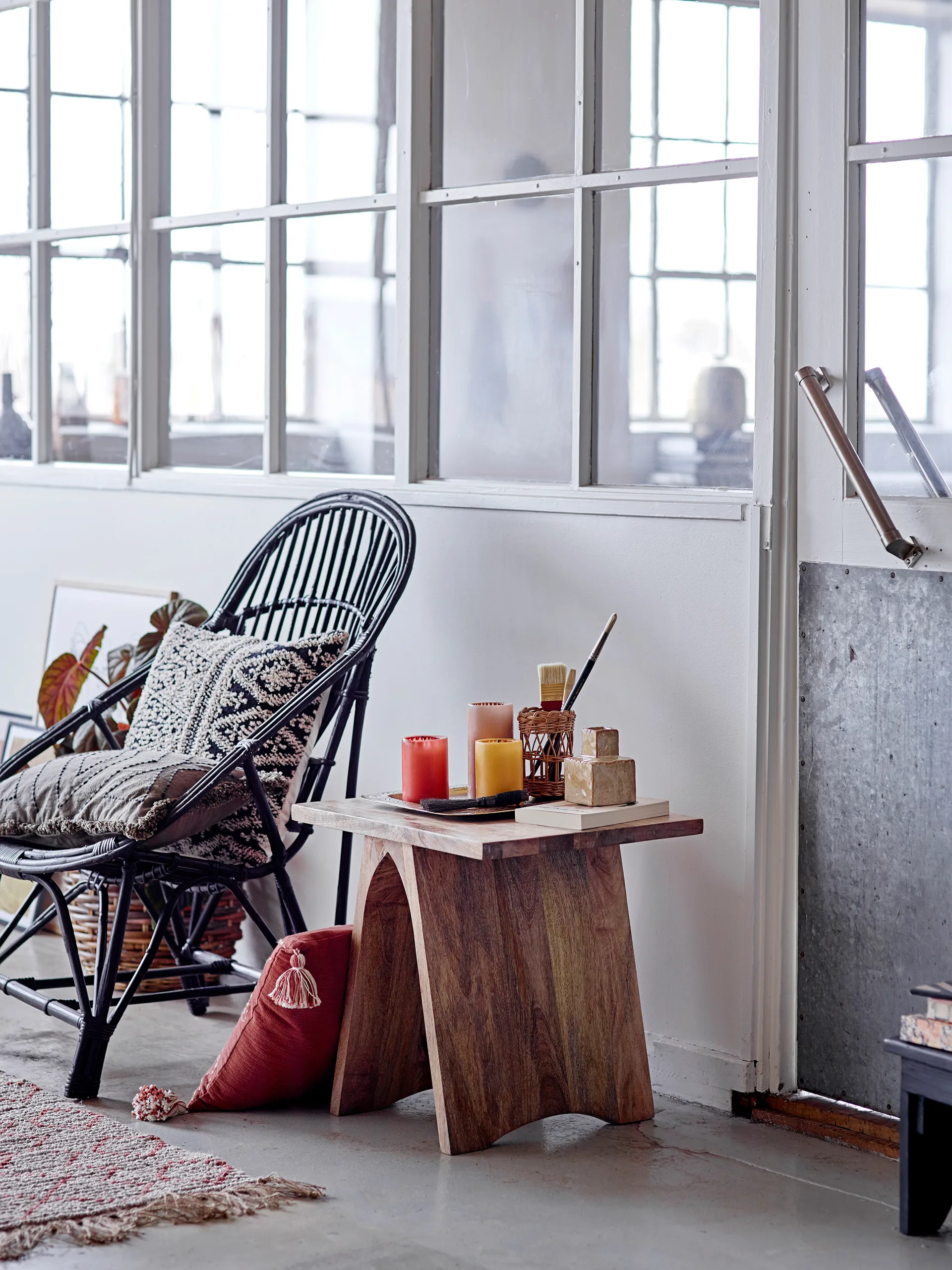 Jala förvaringskorg 2 delar, Brun Bloomingville