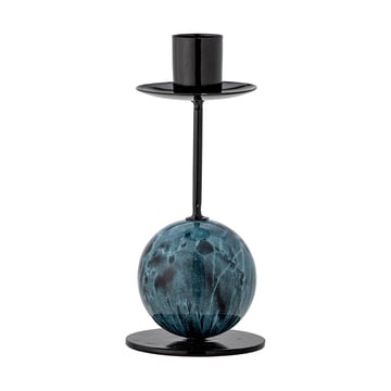 Läs mer om Bloomingville Jayda ljusstake Ø7x15 cm Blue-iron