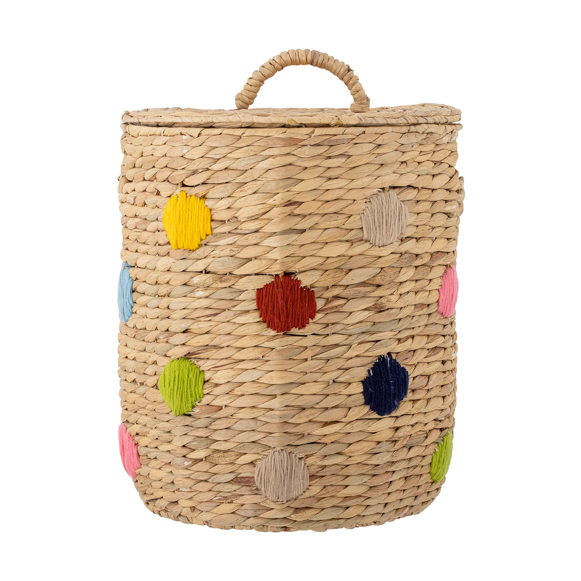 Jooha förvaringskorg med lock, Natur-multi Bloomingville