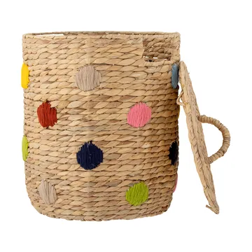 Jooha förvaringskorg med lock - Natur-multi - Bloomingville