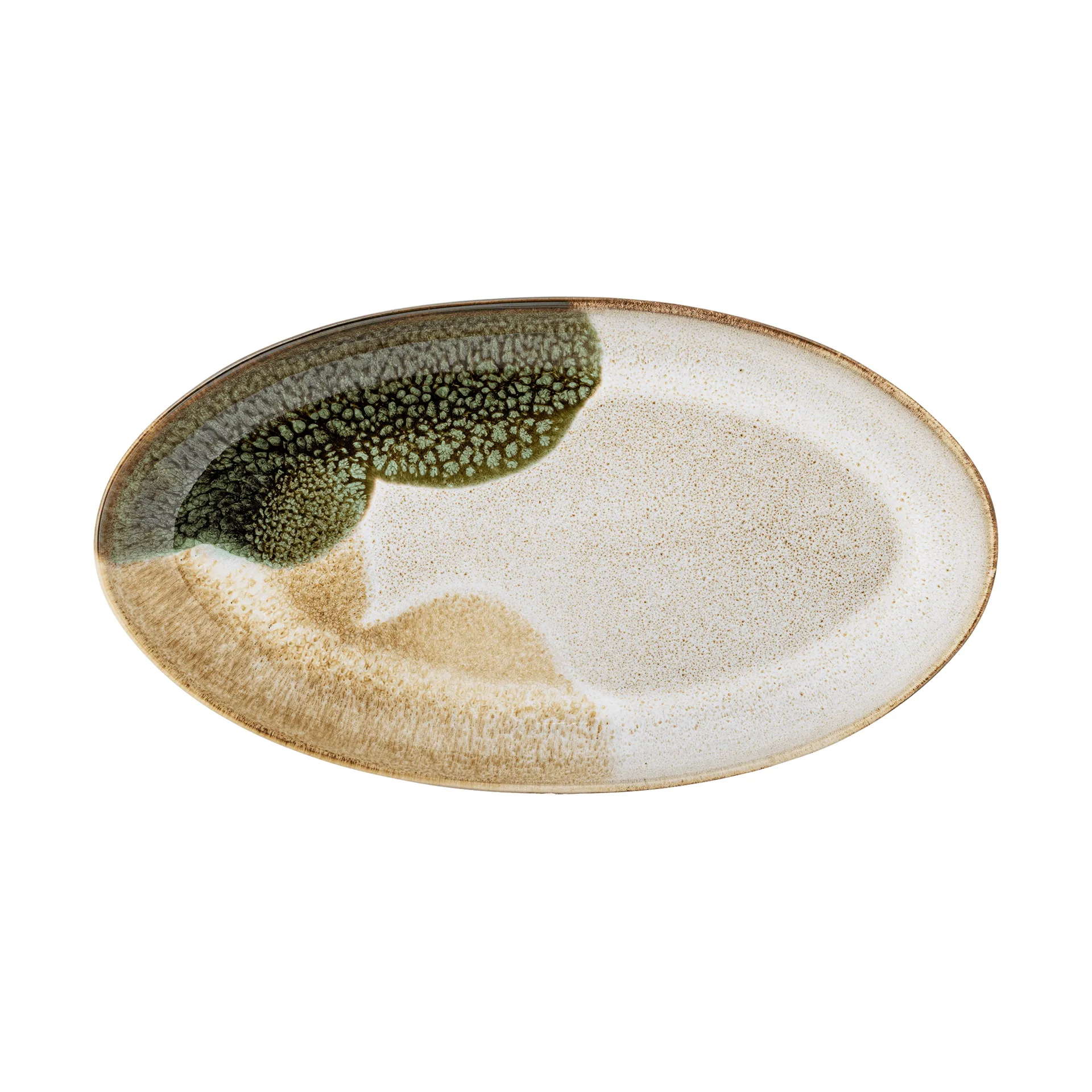 Jules serveringsfat, Green, 33,5x18,5 cm Bloomingville