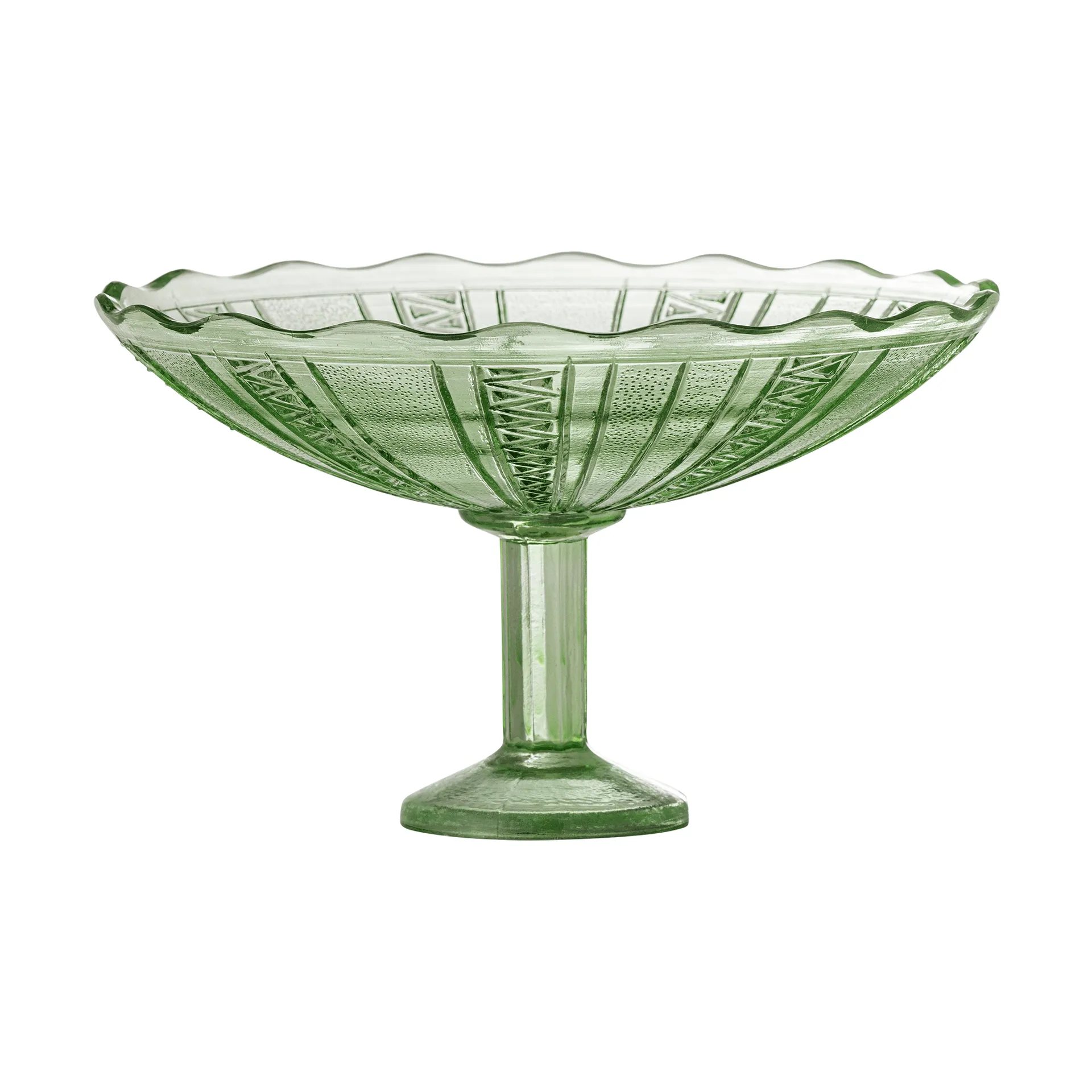 Kaddy pedestal skål, Grön, Ø23 cm Bloomingville