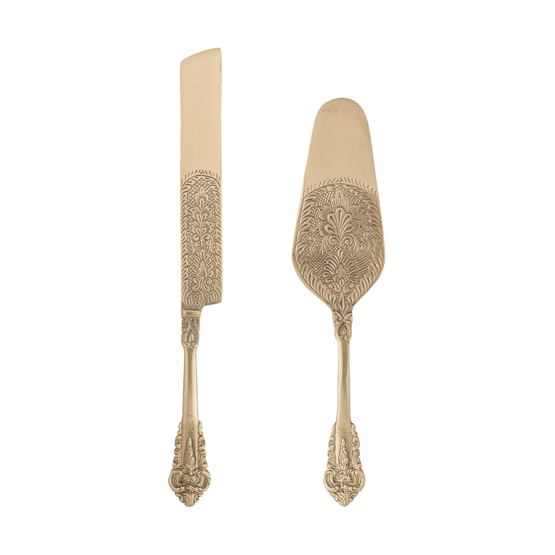 Kalima tårtbestick 2 delar, Mässing Bloomingville