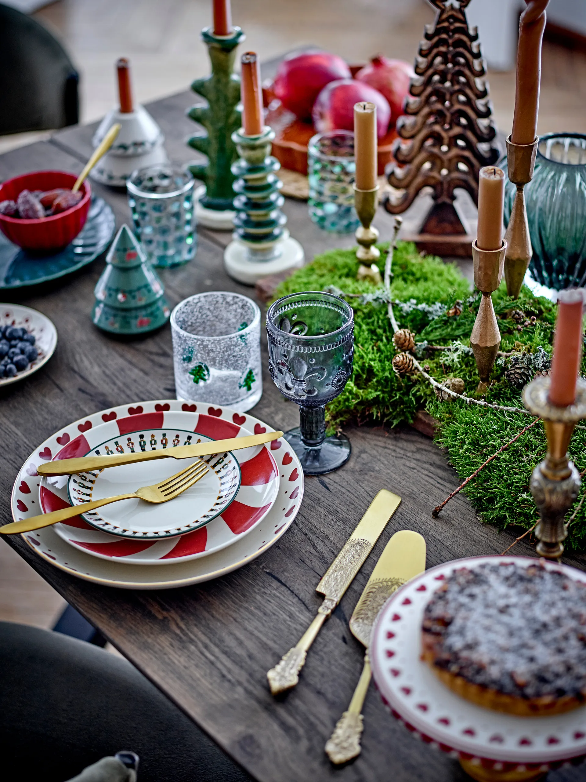 Kalima tårtbestick 2 delar, Mässing Bloomingville