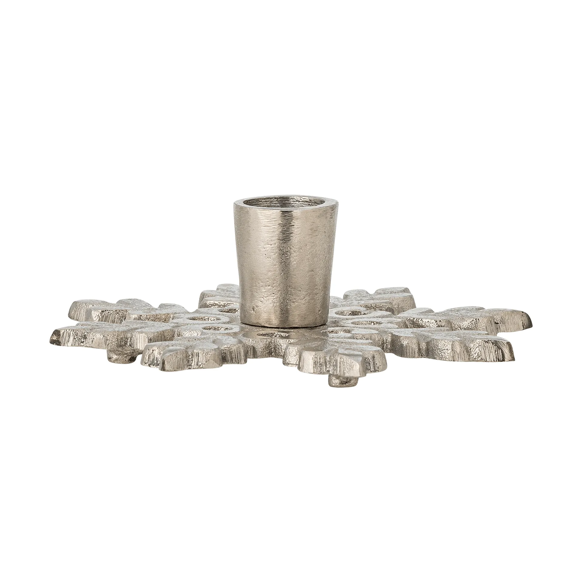 Kashi ljusstake, Silver, Ø13,5 cm Bloomingville