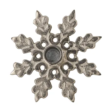 Kashi ljusstake - Silver, Ø13,5 cm - Bloomingville