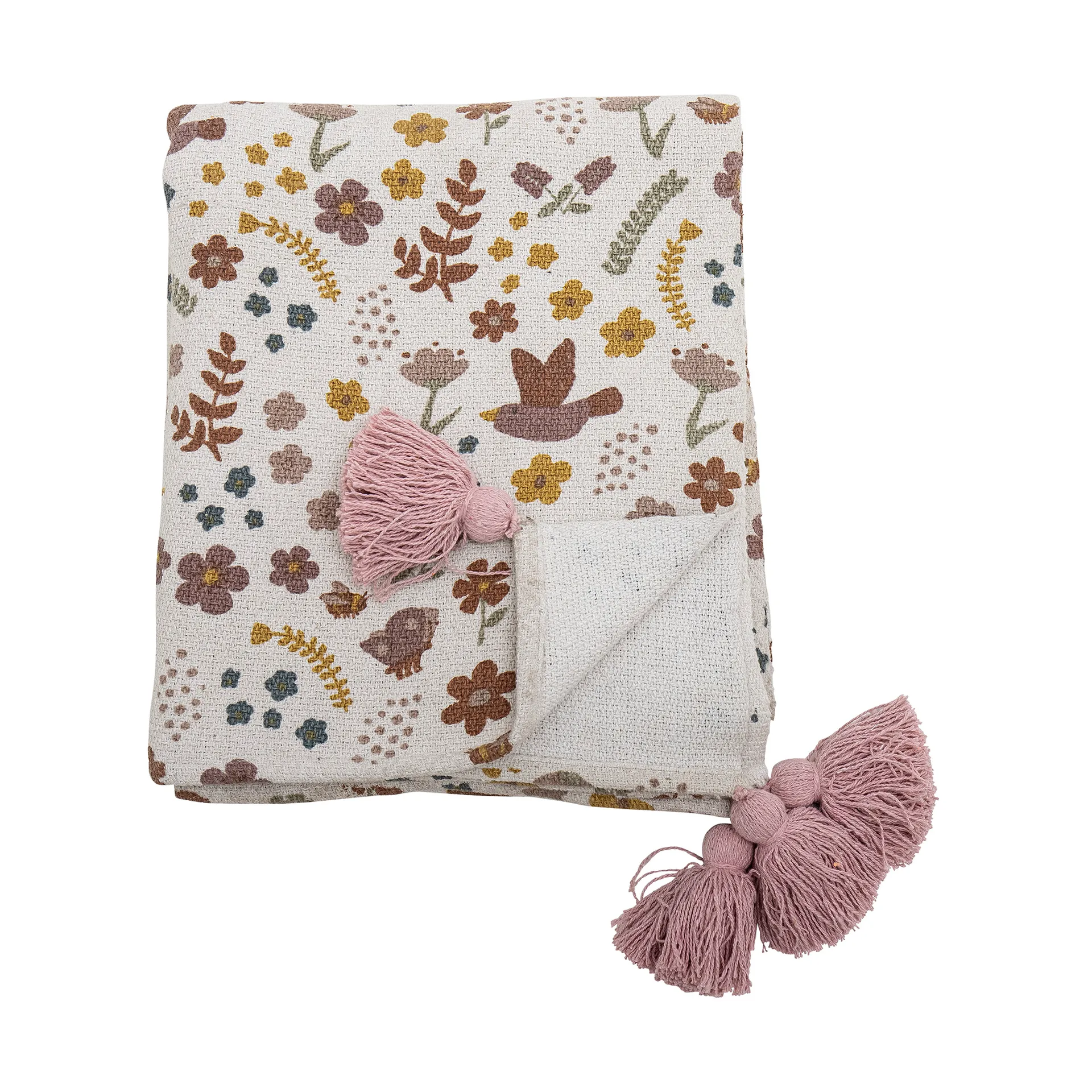 Kristine pläd 130x160 cm, Nature Bloomingville