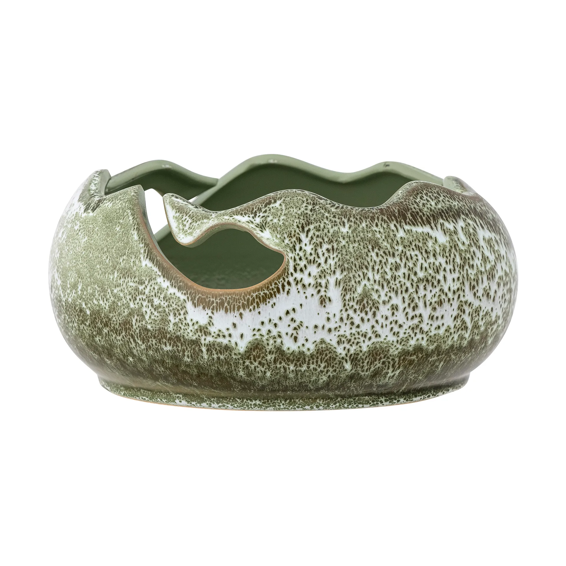 Leonas Deco dekorationsskål Ø25,5 cm, Green Bloomingville