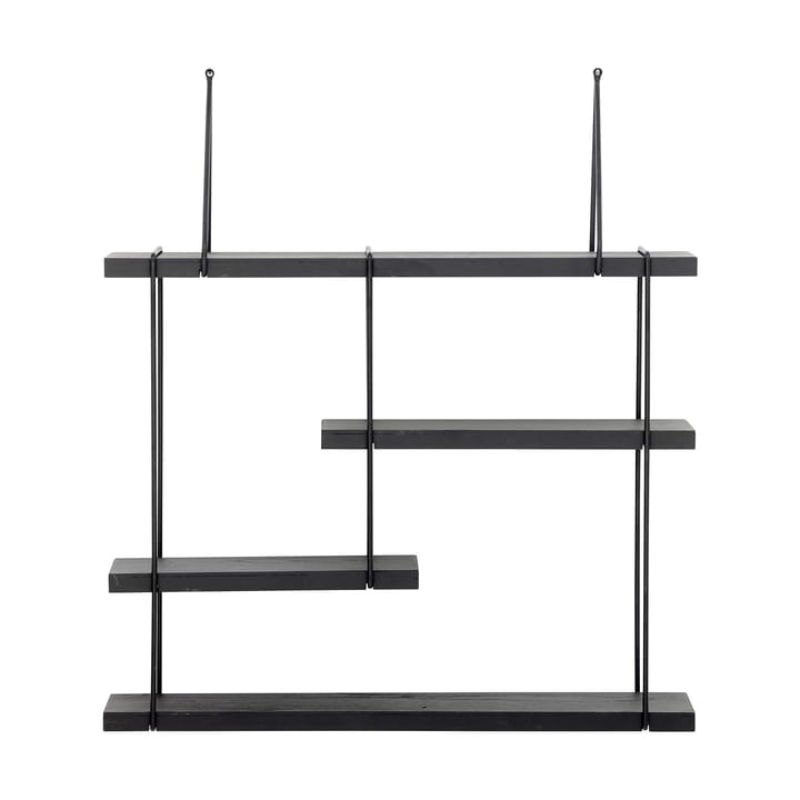 Lewis v�ägghylla 60x65 cm - Black firwood - Bloomingville