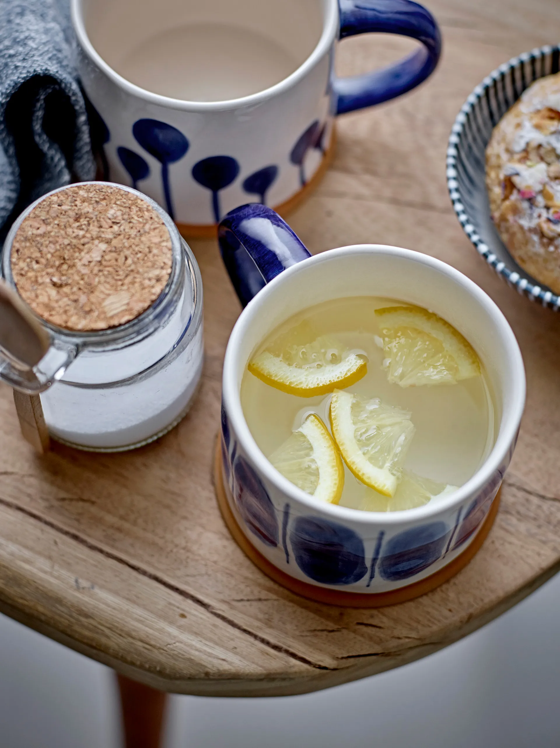 Linora mugg 45 cl 3-pack, Blå Bloomingville