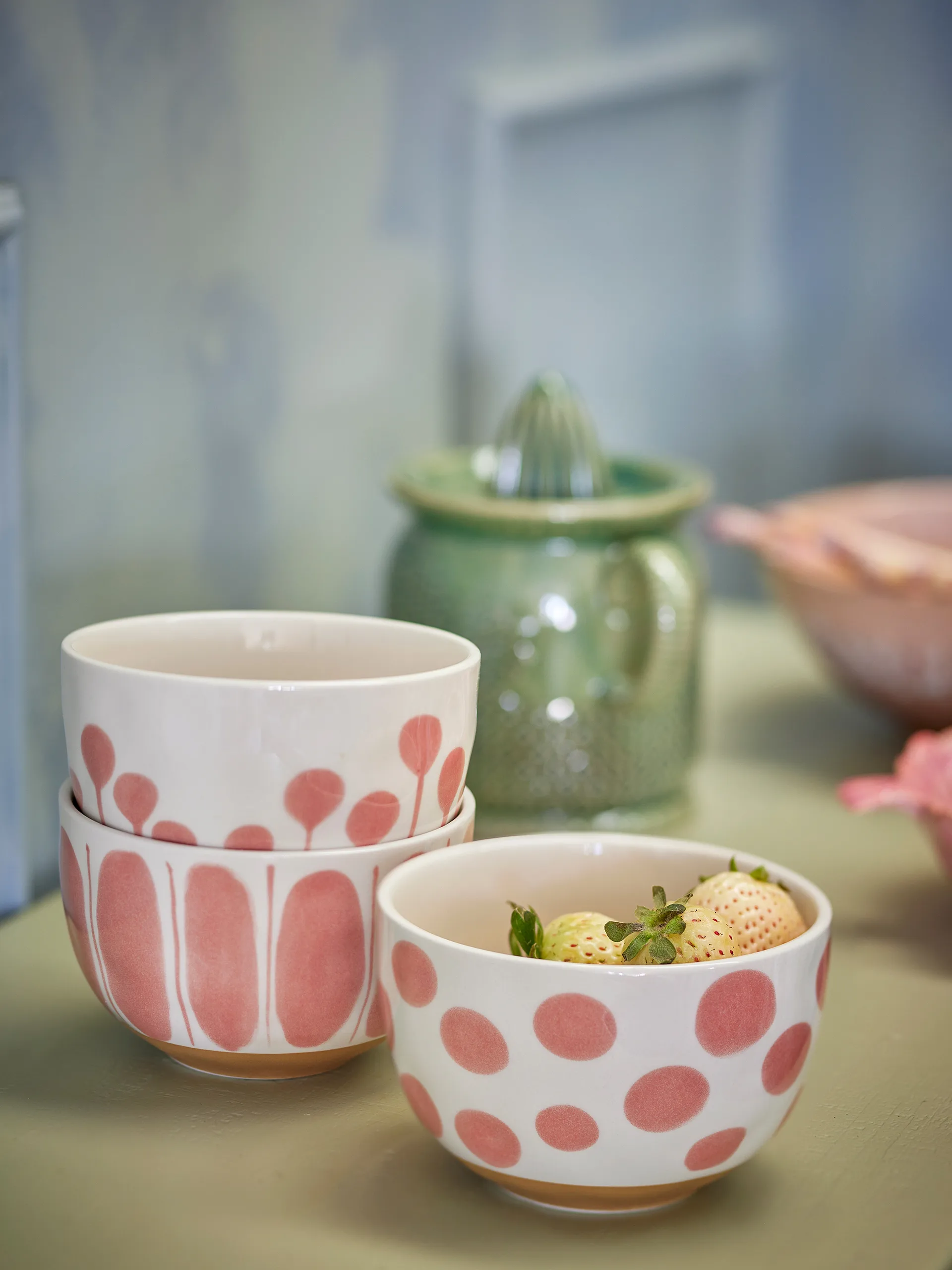 Linora skål 58 cl 3 delar, Rose Bloomingville