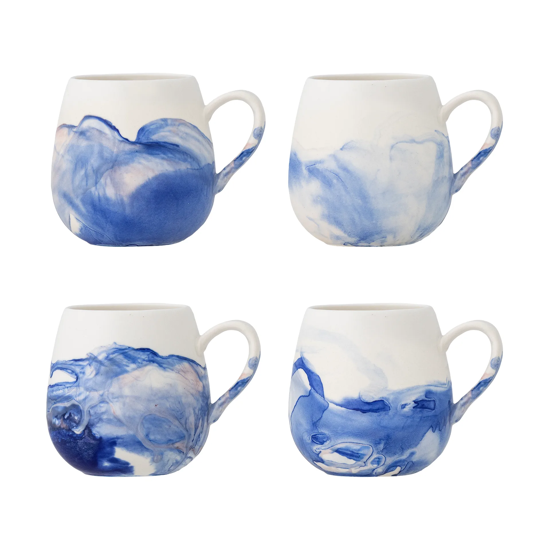 Lyre kopp 4-pack, Blå Bloomingville