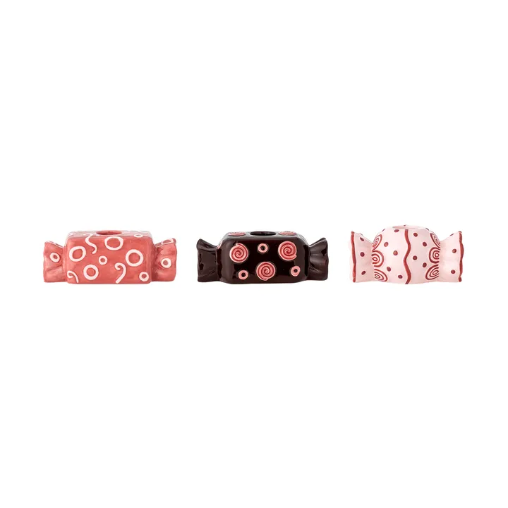 Maiano ljusstake - Rose, 3 delar, 12 cm - Bloomingville