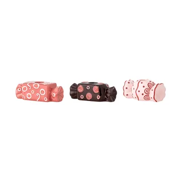 Maiano ljusstake - Rose, 3 delar, 12 cm - Bloomingville