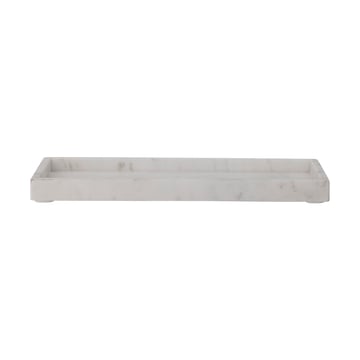 Läs mer om Bloomingville Majsa dekorationsbricka 18x38 cm White marble