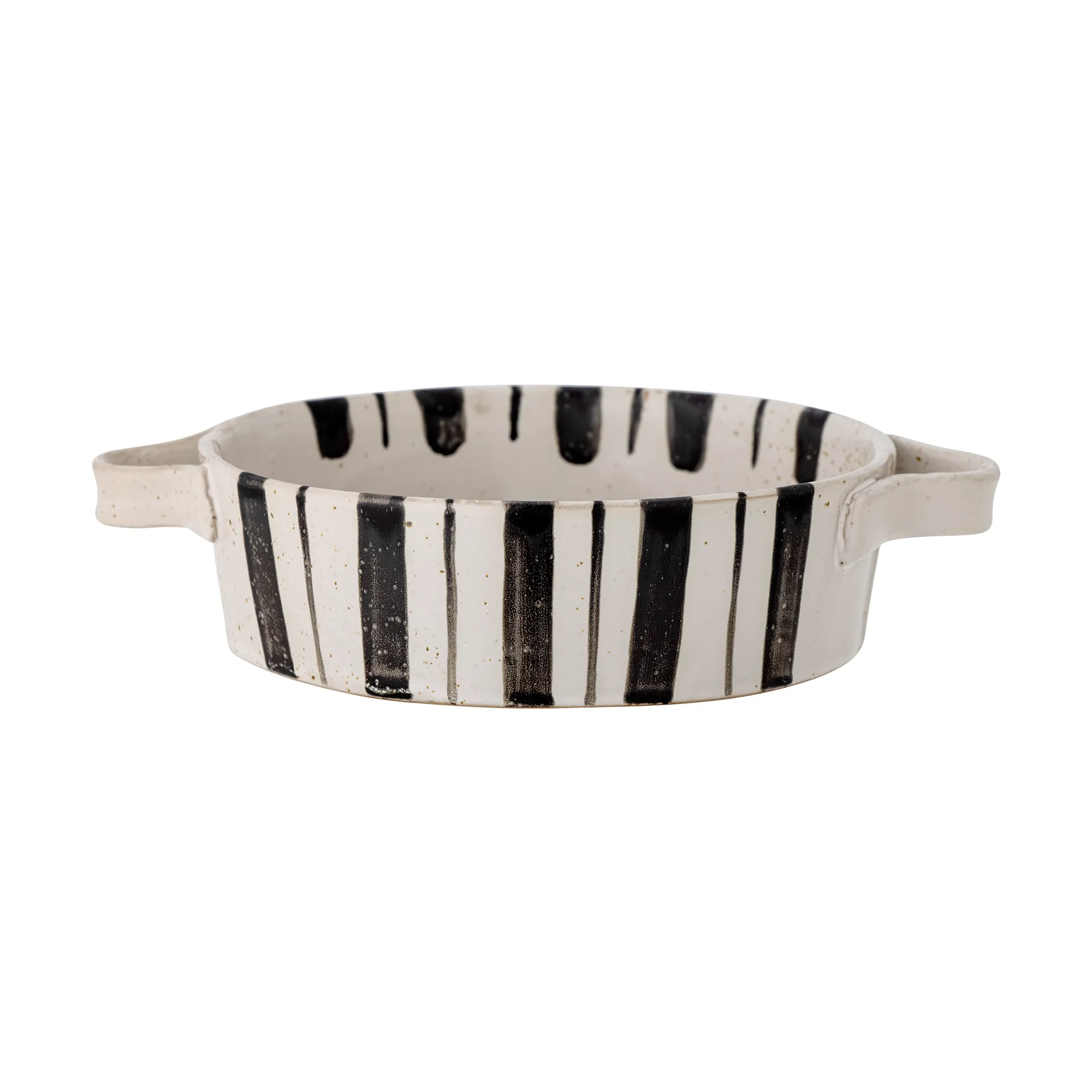 Marita ugnsform Ø21 cm, Svart-vit Bloomingville