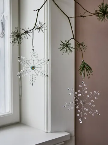 Miku julhänge - Clear, 2 delar, 17 cm - Bloomingville