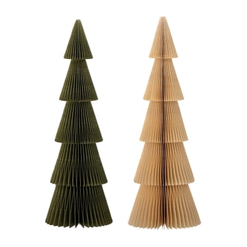 Läs mer om Bloomingville Milan dekoration julgran 2-pack 30,5 cm Green