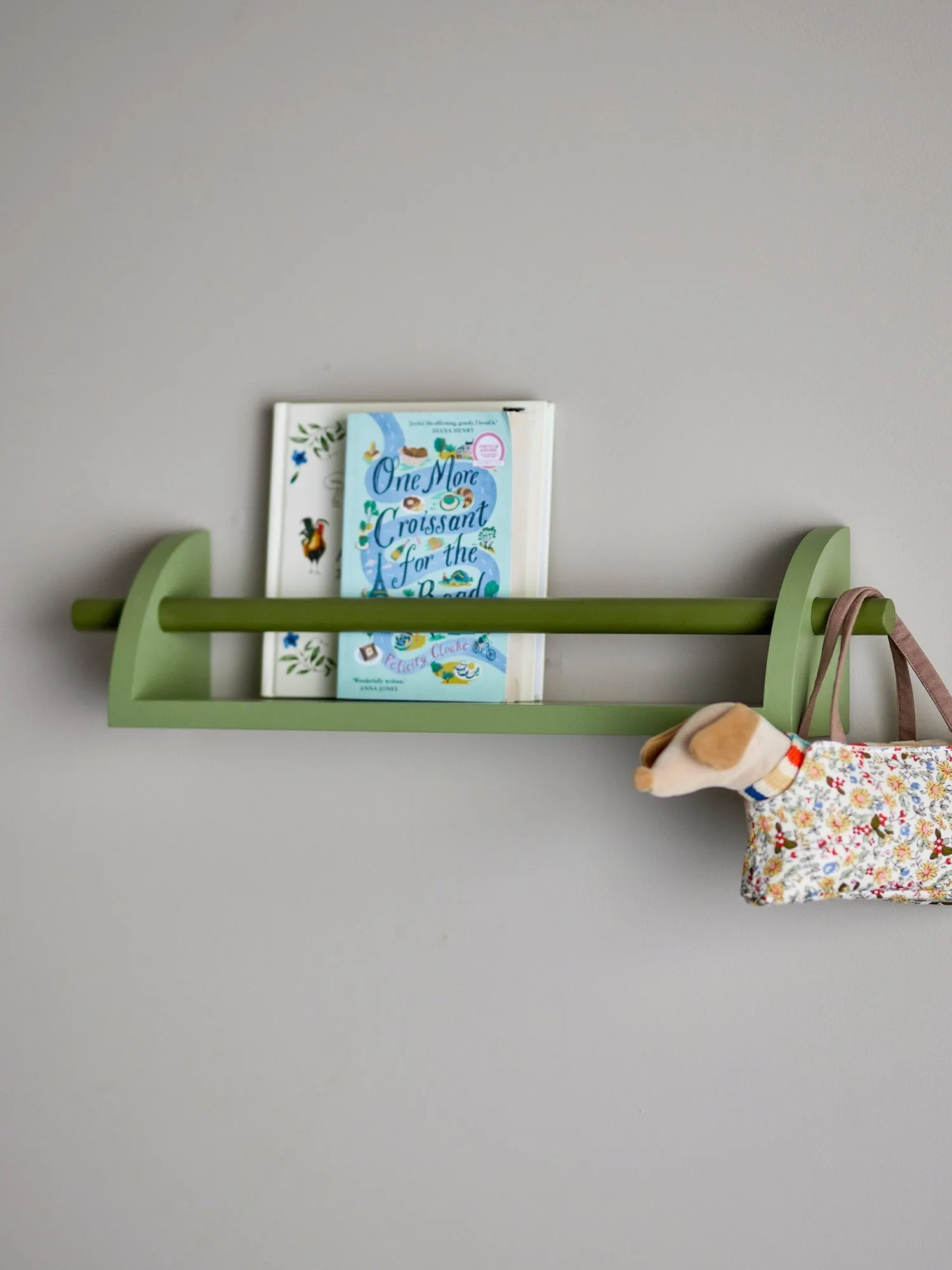 Mingus vägghylla 14x60 cm, Grön Bloomingville
