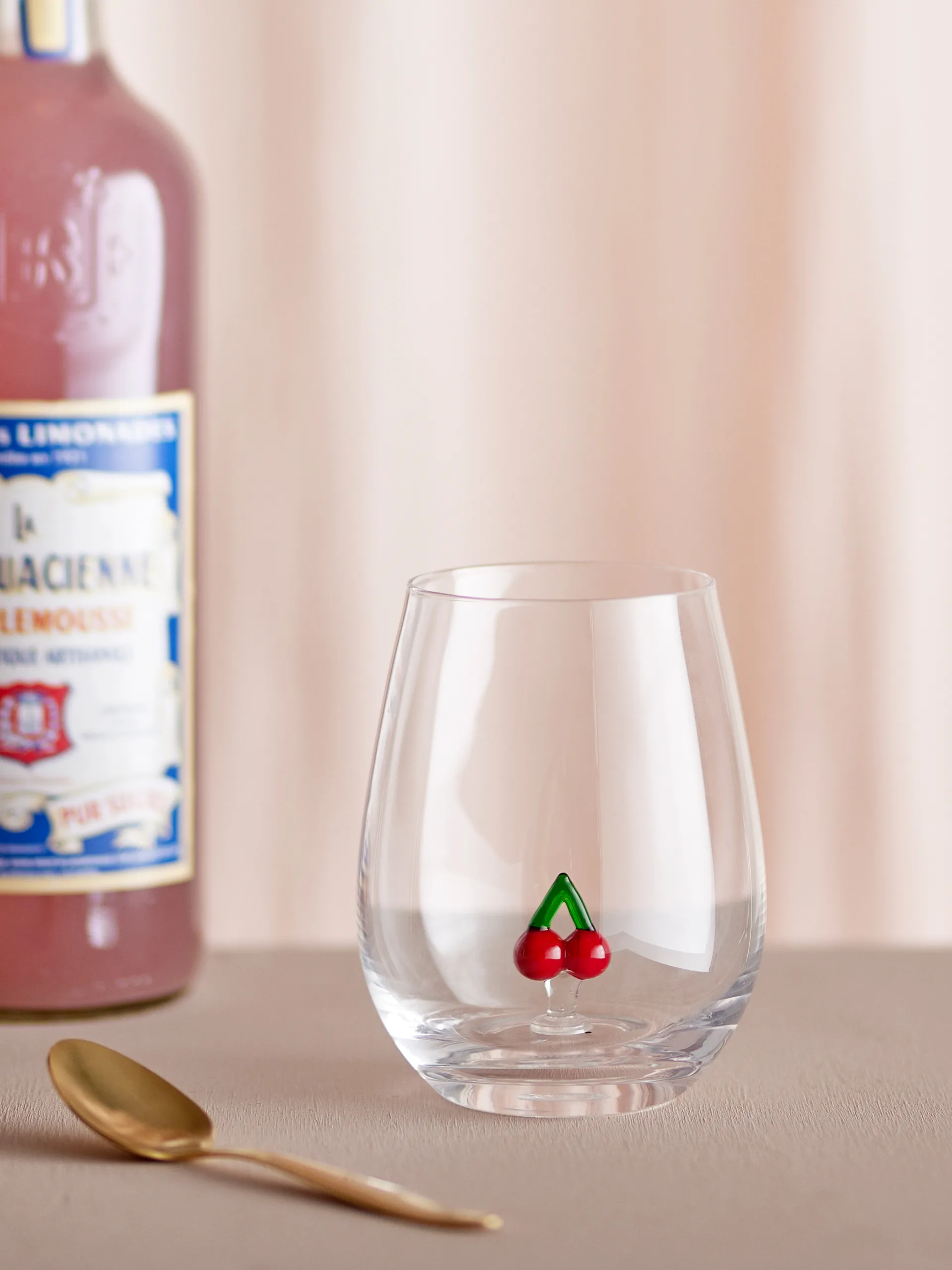 Misa dricksglas 56 cl, Clear-cherry Bloomingville