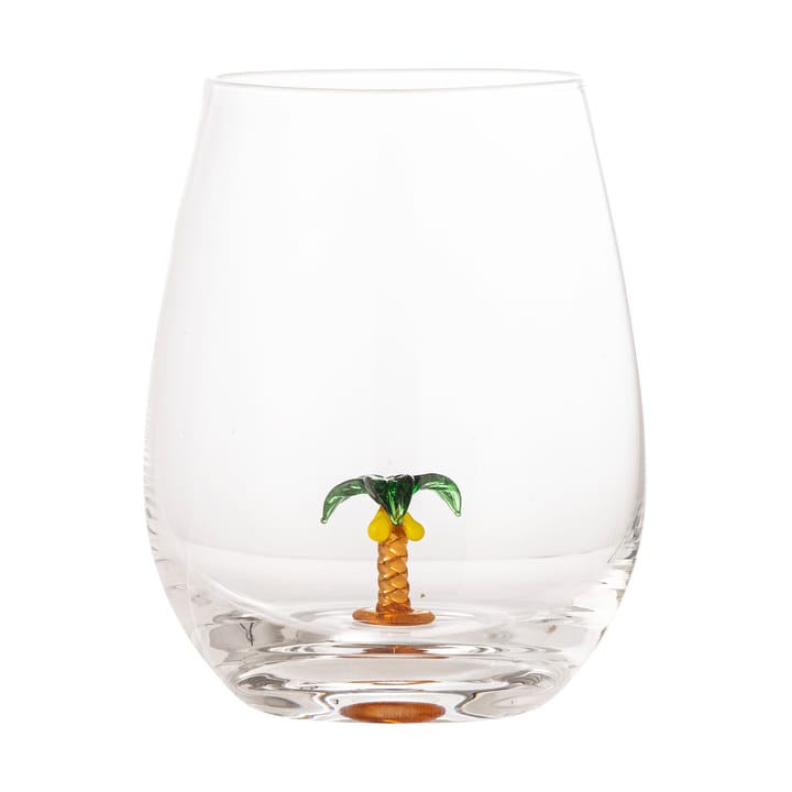 Misa dricksglas 56 cl - Clear-palm tree - Bloomingville