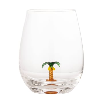 Läs mer om Bloomingville Misa dricksglas 56 cl Clear-palm tree