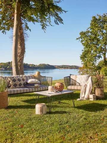 Mundo soffbord 60x90 cm - Cement - Bloomingville