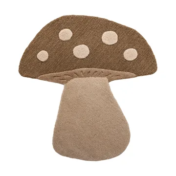 Mushroom matta - Brun, ull - Bloomingville